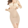 thumbnail image 1 of LELINTA Under Dress Slips Ultra Firm High Waist Thigh Slimmer Strapless Control Slip Shape Body Shaper Shapewear S-L, 1 of 8