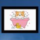 thumbnail image 3 of Punto Cruz 11CT Dibujos Animados Gato Perro Lienzo Algodón Kit DIY Bordado Artesanía, 3 of 9