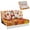 Cat Maple Leaf, variant on Uourmeti Stretch RV Couch Covers Fit for Camper Travel Furniture Protector Suitable for Jackknife Sleeper Sofas, Camping Adventure Print