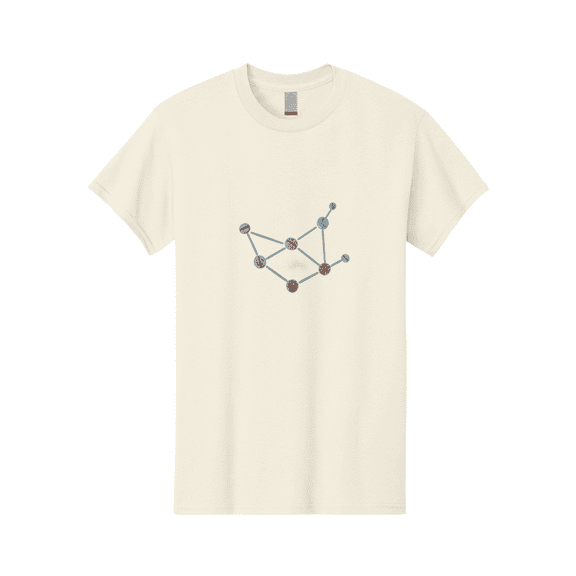 Coffee-Beans-Network Mens Graphic Tee, 100% Cotton, Casual Summer Wear