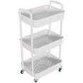 thumbnail image 2 of Carrito rodante Lainesia de 3 niveles con ruedas para cocina y baño, 2 of 8