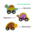 thumbnail image 4 of Pista Didáctica de Madera Distribuidora A$C Carros Tren Dinosaurios niños, 4 of 10