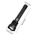 thumbnail image 3 of GUANGHONG Aluminum Alloy P70 LED High Power Long Range Flashlight with USB Rechargeable Battery, 3 of 7