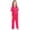Hot Pink, variant on Ruyang 2Pcs Kids Satin Solid Color Pajamas Sets Unisex Short Sleeve Button Down Pants Silky Nightwear Loungewear Set