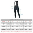 thumbnail image 4 of Santic Men's Cycling Bib Pants Bike Pants 3D Padded cycling Bibs Tights with pockets Gray, 4 of 6