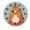 FFclock017, variant on ZXCXRQFa Clocks Cartoon Red Flamingo Pattern Silent Wall Clock Round - Non-Ticking Desk Clock Battery Operated Quiet Decorative for Living Room Home Office School Kitchen (10In)