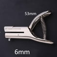thumbnail image 3 of AMLESO Portable 6mm Hole Puncher Single for PVC Packaging Hard Plastic Bags with Chrome, 3 of 8