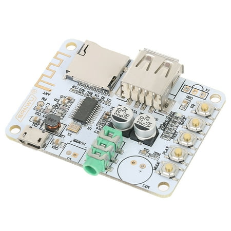 USB DC 5V 2.1 Audio Receiver Board Wireless Stereo Music Module with TF Card (Best Stereo Receiver For The Money)