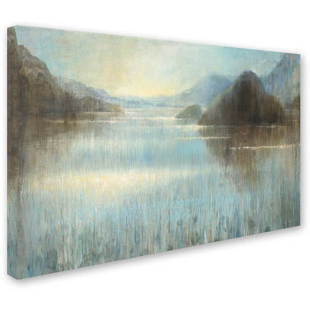 Trademark Fine Art "Through the Mist Crop" Canvas Art by Danhui Nai