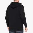 thumbnail image 2 of HOODED CLASSIC PULLOVER SWEATSHIRT BLACK 100% Sweatshirt Black, 2 of 2