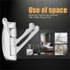thumbnail image 5 of Ganchos de pared giratorios Ganchos para abrigos plegables de metal macizo con tres brazos giratorios Percha triple, 5 of 5