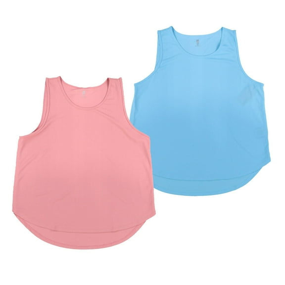 Ideology Womens Tank Top Birdseye Mesh Athleticwear Sleeveless Top 2XL New