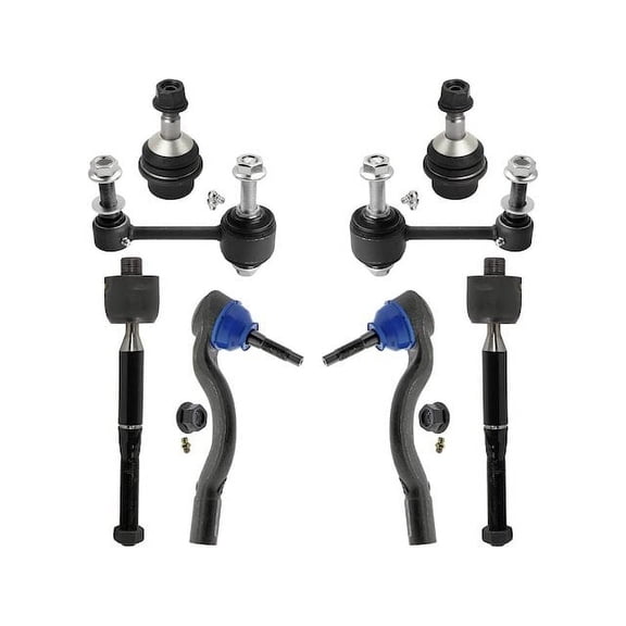 Front Ball Joint Sway Bar Link Tie Rod End Kit - Compatible with 2016 - 2020 Jeep Grand Cherokee 2017 2018 2019