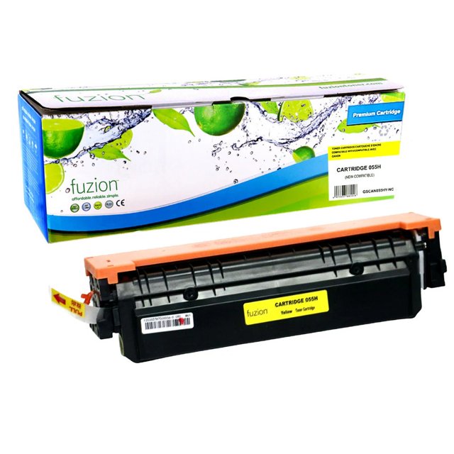 FUZION Canon 3017C001 (055H) Compatible Toner High Yield - Yellow