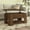 Brown oak, variant on vidaXL Coffee Table Lift Top End Table Accent Side Sofa Table Engineered Wood