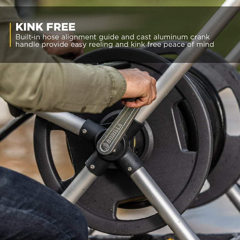 Gorilla 225 ft. Aluminum Zero-Rust Mobile Hose Reel - Walmart.com