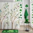 thumbnail image 5 of Shower Curtain, Spring Birds on Trees Waterproof Shower Curtain Set with Hooks for Bathroom Showers,Stalls and Bathtubs,36x72In Cartoon Animal Plants, 5 of 9