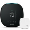 Ecobee ecobee4 Programmable Smart Touch Screen WiFi Room Sensor with Alexa Thermostat EB-STATE4P-01