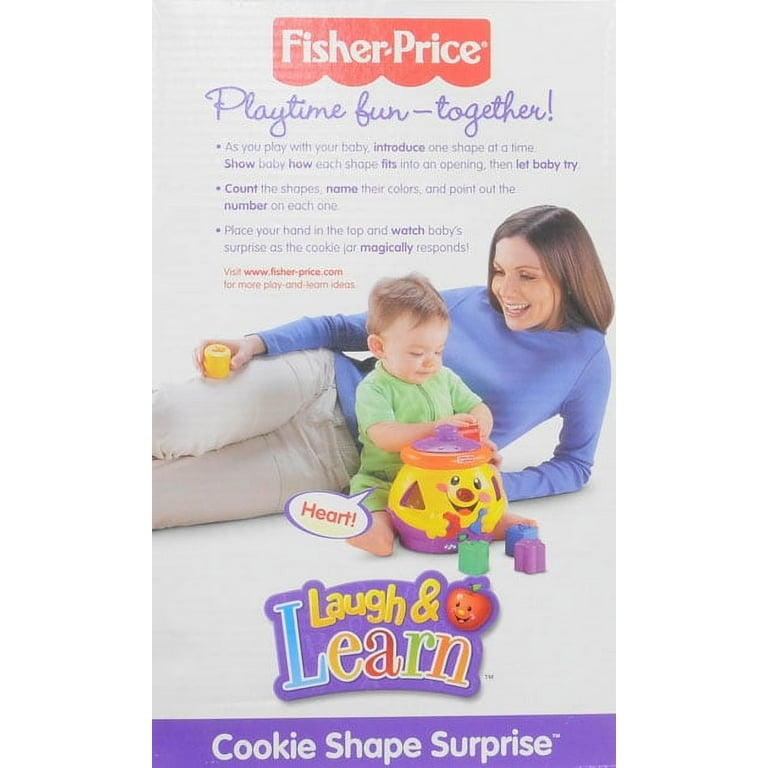 Fisher-Price Cookie Monster Cookie Jar Alphabet Toy, 2002 Mattel Toys 