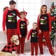 thumbnail image 1 of Conjuntos de pijamas navideños familiares a juego Grinch 2024, pijama de Grinch con parte superior y pantalones de pijama a cuadros, pijama de Grinch para niños y adultos para la familia, 6 Años, 1 of 4