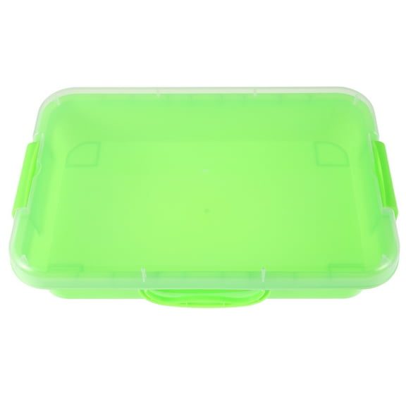 Luxshiny Sandbox Toys Rectangular Light Green Plastic For Sensory Activities 1Set