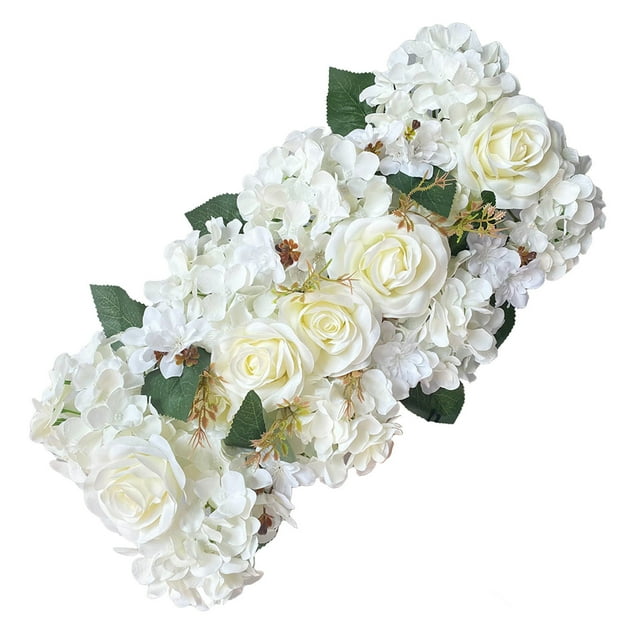 Silk Flower Arrangementswedding Venue Flower Arrangement Simulation Silk Flower Finished Product Flower Decoration Flower Arrangement T-Table Road Guide Wedding Floral