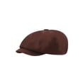thumbnail image 2 of Kmbangi Men?s Beret Solid Color Sun-Resistant Baseball Hat Peaked Cap, 2 of 6