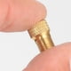thumbnail image 4 of Adaptador de latón para válvula Presta: convierte válvulas Presta a Schrader e infla neumáticos con una bomba de bicicleta estándar o un compresor de aire (paquete de 4)., 4 of 4
