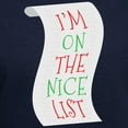 thumbnail image 3 of CafePress - I'm On The Nice List Hoodie (Dark) - Pullover Hoodie, Classic, Comfortable Hooded Sweatshirt, 3 of 4