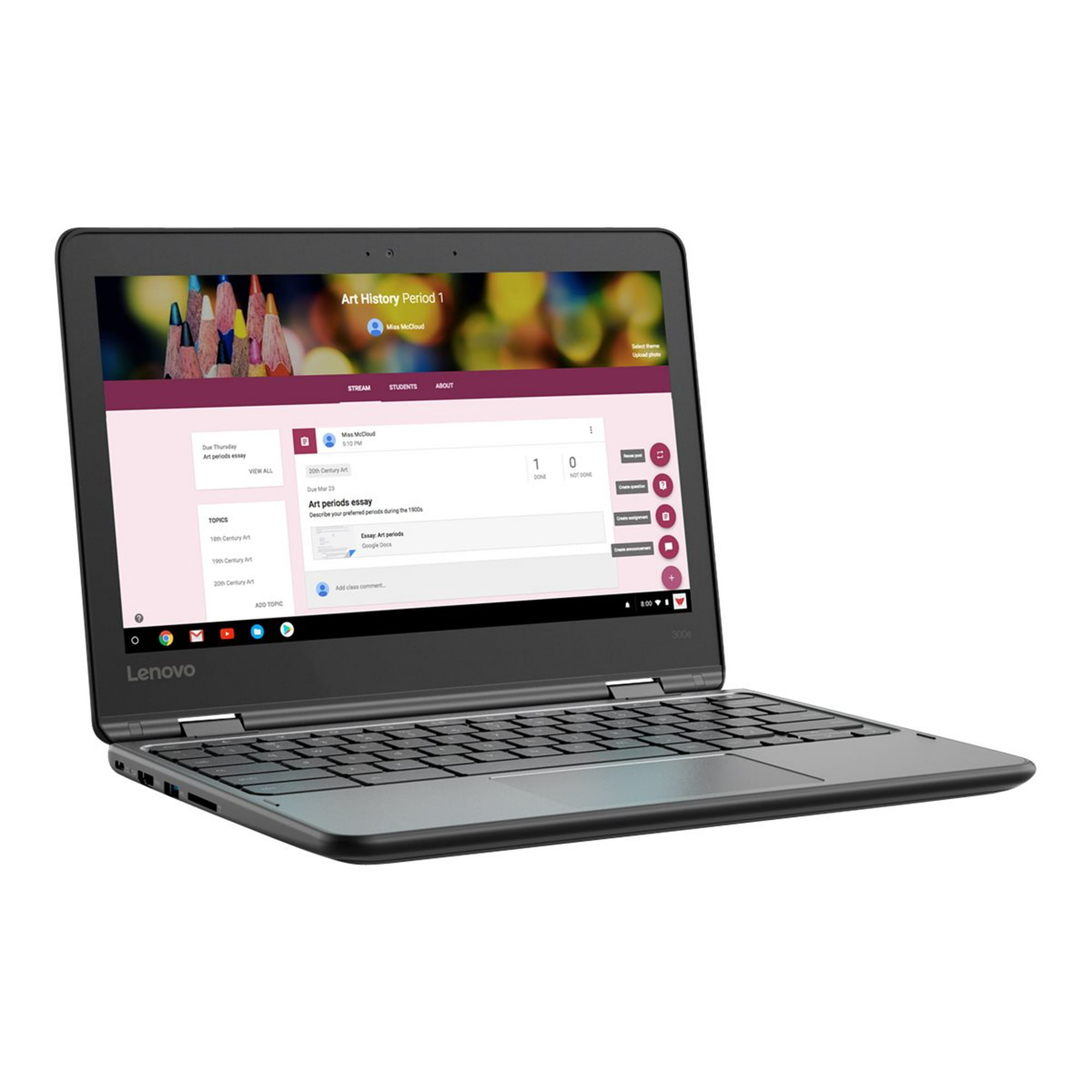 Lenovo 300e Chromebook (2nd Gen) AST 82CE - Flip design - AMD A4