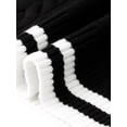 thumbnail image 5 of Agnes Orinda Women's Plus Size Sweater Vest Cable Knit V Neck Sleeveless Preppy Style Casual Pullover Tank 3X Black, 5 of 6