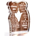 thumbnail image 1 of Placa acrílica MAMAGIFTREE I Choose You, regalo de aniversario, 1 of 7