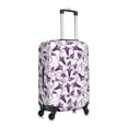 thumbnail image 3 of Uemuo Violets Flowers Printed Washable Luggage Cover - Fashion Suitcase Protector Fits 18-32 Inch Luggage -X-Large, 3 of 9