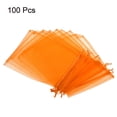 thumbnail image 3 of Uxcell Fruit Protection Bags 9x6" Nylon Fruit Netting Cover Bags with Drawstring for Garden Fruits Orange 100Pack, 3 of 6
