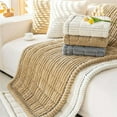 thumbnail image 2 of Plush Couch Cover,Non-Slip Washable Dog Couch Covers Protector,Thick Corduroy Pet-Friendly Blanket Seat Pad for Home,White,28 x 47 in, 2 of 6