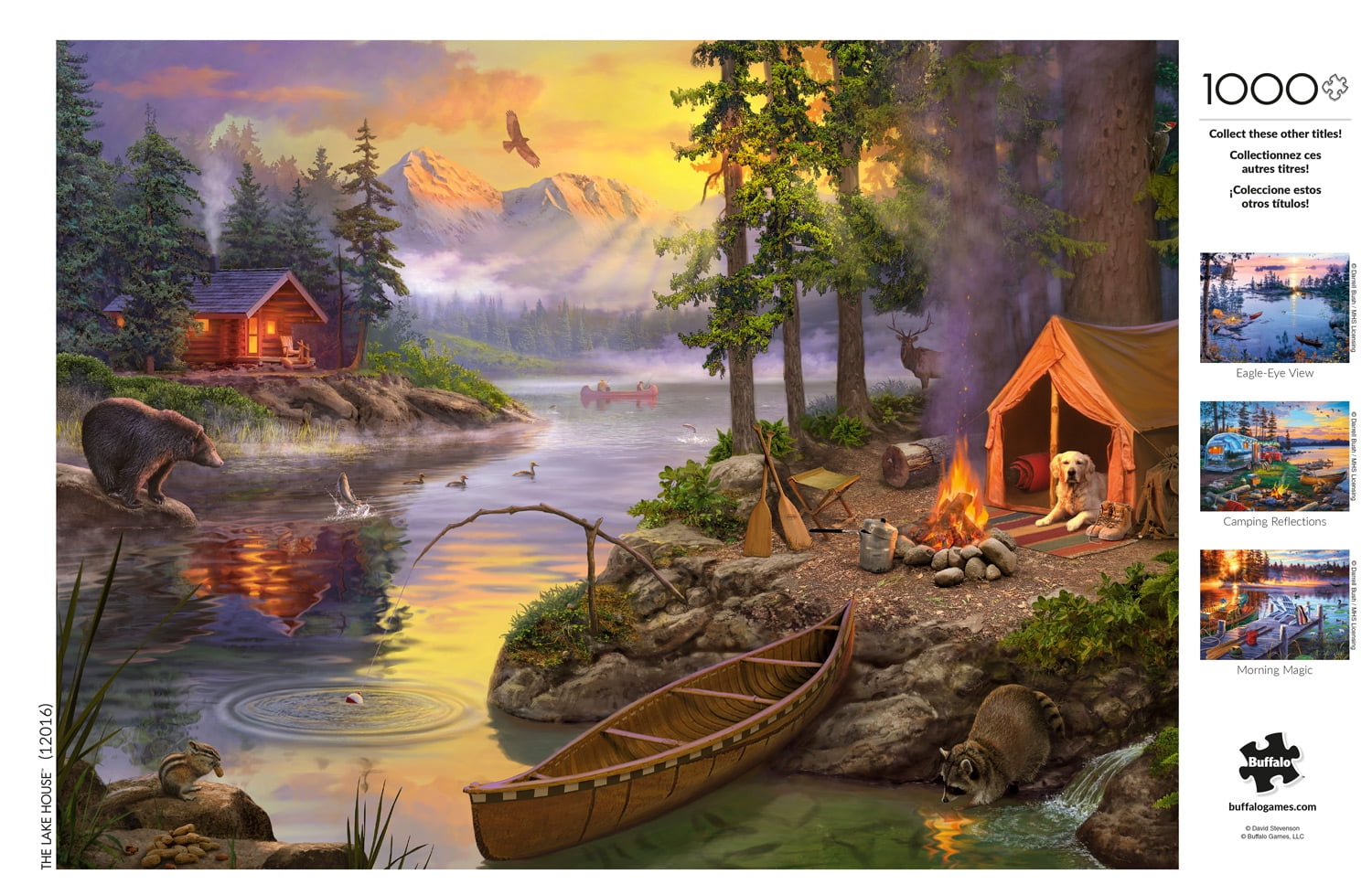 Buffalo Games The Lake House - 1000 Pieces Jigsaw Puzzle