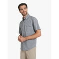 thumbnail image 6 of Chaps Men's & Big Men's Tech Chambray Short Sleeve Shirt, Sizes S-3XL, 6 of 9