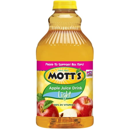 (8 Pack) Mott's Apple Light Juice Drink, 64 fl oz