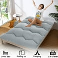 thumbnail image 2 of Garvee Japanese Futon Floor Mattress, Sleeping Mattress for Floor, Tatami Mat, Roll Up Mattress Camping Mattress Pad, 2 of 6