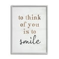 thumbnail image 4 of Stupell Industries Romantic Smile Quote Pretty Glam Detail Typography Framed Wall Art, 24 x 30, Design by Lil' Rue, 4 of 5