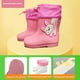 thumbnail image 4 of Botas de lluvia para niños con bonitos dibujos, impermeables, antideslizantes, cubrezapatos para guardería, botas de goma grandes para niños, 4 of 5