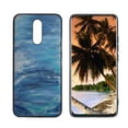thumbnail image 1 of Compatible with LG X4 Phone Case, Ocean-Line-Art-2 Case Silicone Protective for Teen Girl Boy Case for LG X4, 1 of 1