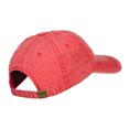 thumbnail image 4 of Glam Ma Embroidered Washed Cap - Red OSFM, 4 of 5