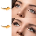 thumbnail image 2 of Unique Bargains 1 Pair Cat's Eye False Eyelashes for Makeup Yellow, 2 of 4