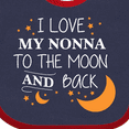 thumbnail image 4 of Inktastic I Love My Nonna to the Moon and Back Boys or Girls Baby Bib, 4 of 4