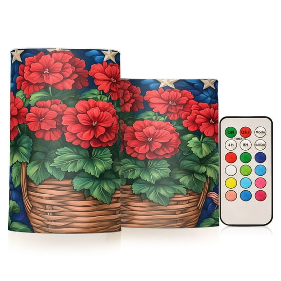 BZSMCE Flameless Candles LED Lights Star Rose Pattern Creativity Battery Candles