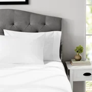 Mainstays 4-Piece White Easy Bed Sheet Set, King