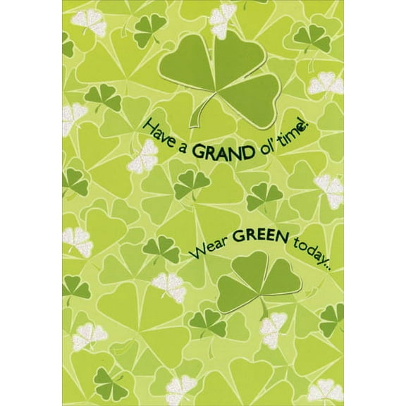 Designer Greetings Grand 'Ol Time St. Patrick's Day Card