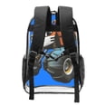 thumbnail image 3 of Blaze And The Monster Machines Clear Backpack 16 Inch Large Capacity PVC Transparent Laptop Bags for Adults, See Through Clear Bookbag for School Sports Work Travel College, 3 of 7