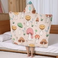 thumbnail image 5 of Red Mushroom Cartoon Light Pattern Hooded Bath Towel，50"x30" for Ages 3 To 12 Kids, Quick Dry Lightweight Soft Microfiber Hood Beach Towel Cover Up for Kids, 5 of 7